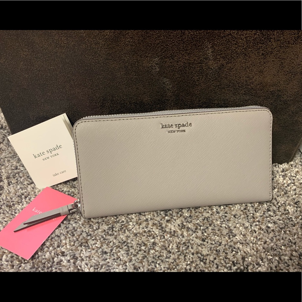 Kate Spade Cameron Continental Wallet Soft Taupe